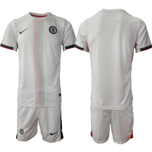 Men's Chelsea FC Blank 2025-26 away Suit Soccer Jerseys