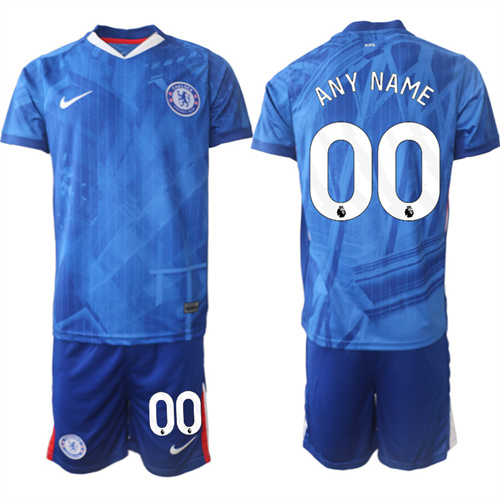 Men's Chelsea FC Custom Any Name And Number 2025-26 home Suit Soccer Jerseys