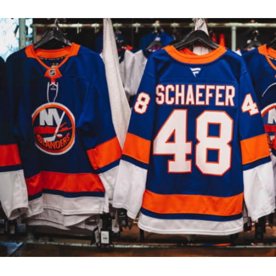 Men New York Islanders Matthew Schaefer #48 Navy 2024-25 Stitched Hockey Jersey