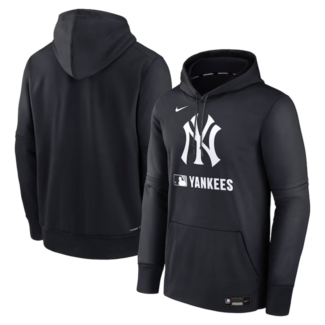 Men's New York Yankees Navy Collection Performance Pullover Hoodie