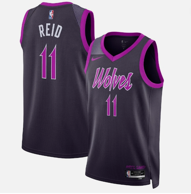 Men's Minnesota Timberwolves Naz Reid #11 Nike 2025-26 Swingman City Edition Jersey