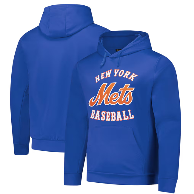 Men's New York Mets Royal Dunbrooke Champion Pullover Hoodie