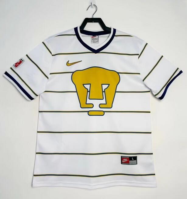 Men's PUM UNAM 1997-98 Home Sail Obsidian Club Gold Soccer Jersey