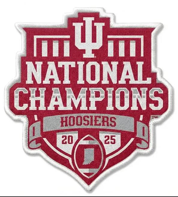 2025-2026 Indiana Hoosiers National Champions Football Patch