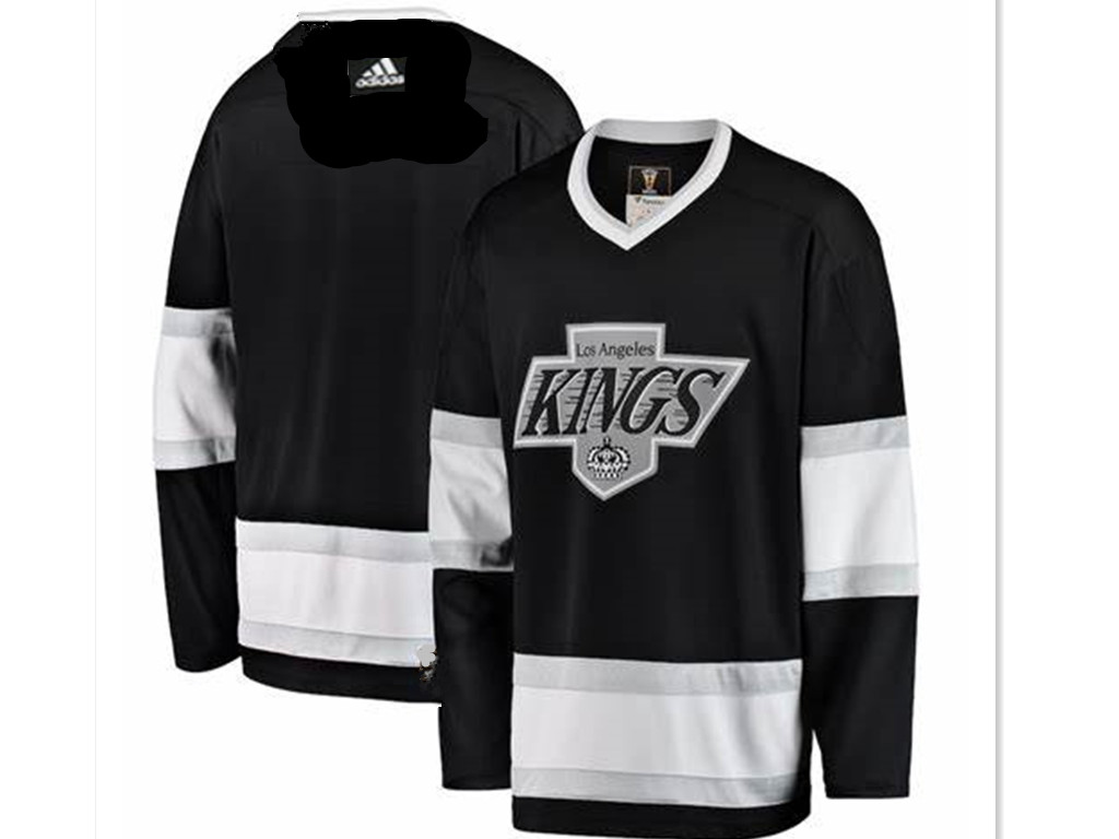 Men's Los Angeles Kings Custom Name Number Size Black Throwback NHL Stitched Jersey