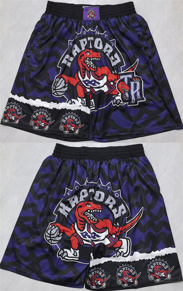 Men's Toronto Raptors Black Shorts (Run Small)