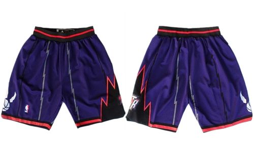 Toronto Raptors Purple NBA Shorts1