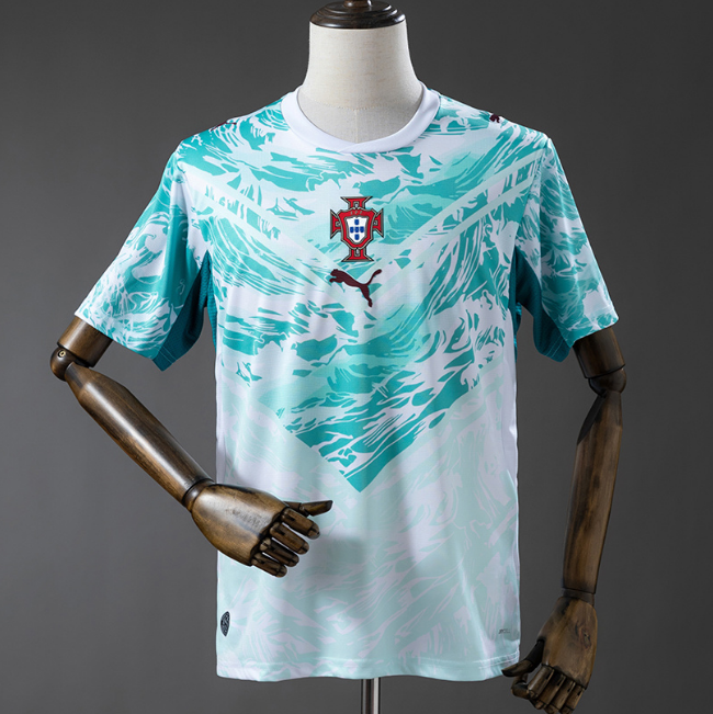 Portugal Blank Or Custom 2026 Away White Soccer Jersey