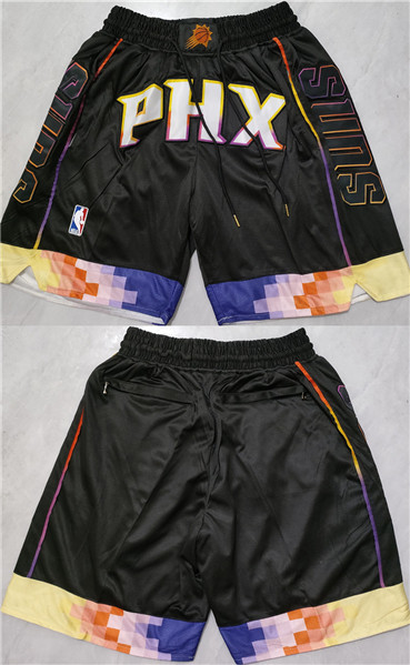 Men's Phoenix Suns Black Shorts (Run Small)