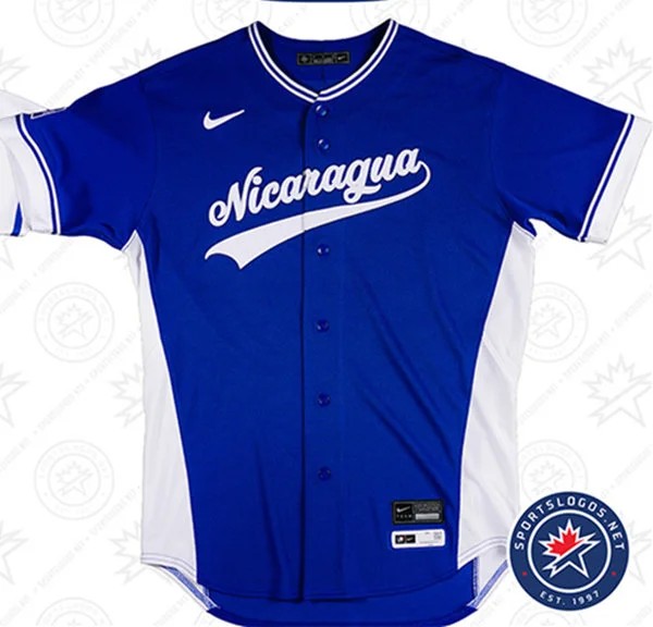 Custom Nicaragua Baseball Nike Royal 2026 World Baseball Classic Stadium Jersey
