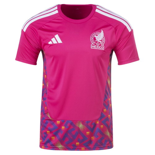 Mexico 2026 Goalkeeper Pink Soccer Jersey
