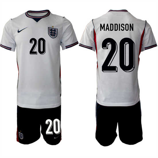 Men's England #20 MADDISON National Team FIFA x World Cup 2026 Home On Field Jersey