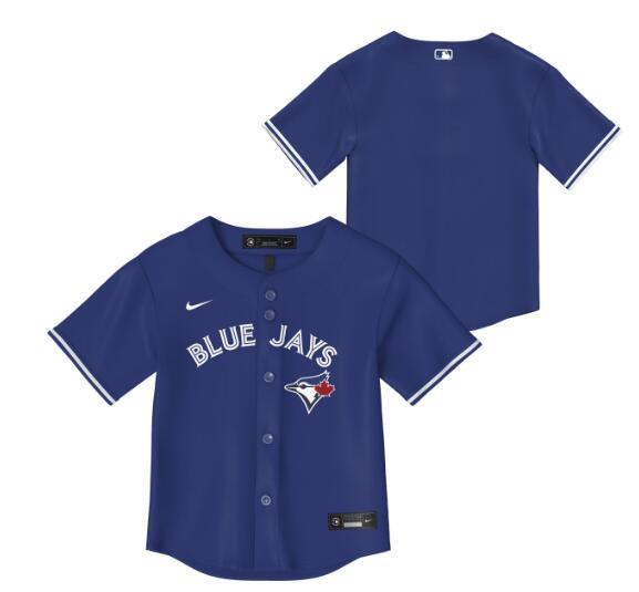 Custom Toddler Toronto Blue Jays Blue Nike Baseball Jersey