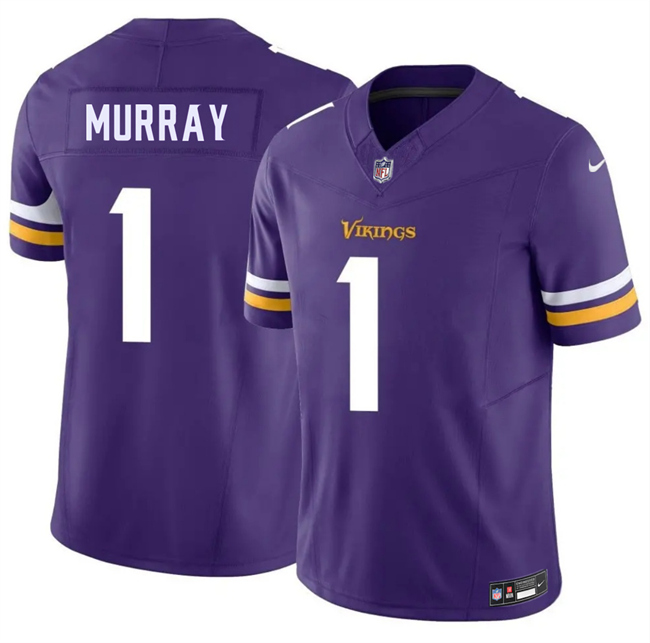Men's Minnesota Vikings #1 Kyler Murray Purple 2026 F.U.S.E. Vapor Untouchable Limited Stitched Jersey