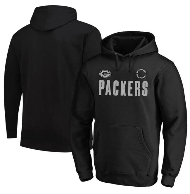 Men's Green Bay Packers Black Big & Tall Chip Shot Hoodie