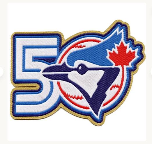 Toronto Blue Jays 50th Season Years Anniversary Patch
