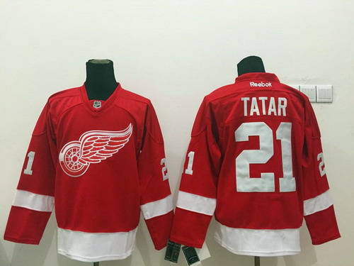 Detroit Red Wings #21 Tomas Tatar Red Jersey