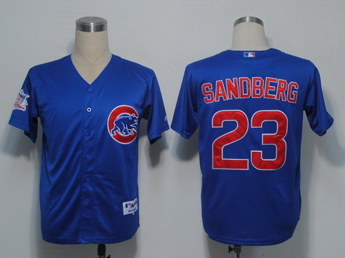 Chicago Cubs #23 Ryne Sandberg Blue Jersey