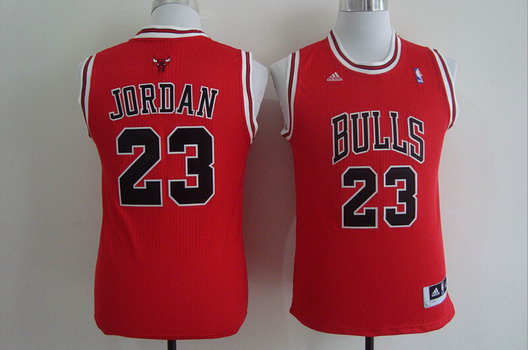 Youth Chicago Bulls #23 Michael Jordan Red Kids Jersey
