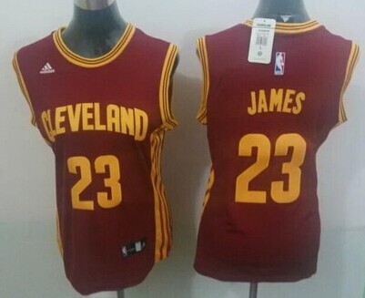 Cleveland Cavaliers #23 LeBron James 2014 New Red Womens Jersey