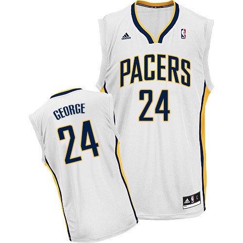 Indiana Pacers #24 Paul George White Swingman Jersey