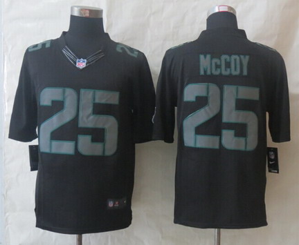 Nike Philadelphia Eagles #25 LeSean McCoy Black Impact Limited Jersey