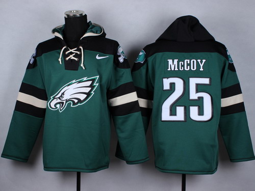 Nike Philadelphia Eagles #25 LeSean McCoy 2014 Dark Green Hoodie