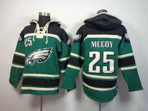 Philadelphia Eagles #25 LeSean McCoy 2014 Dark Green Hoodie