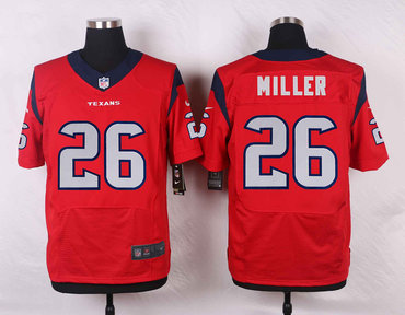 Nike Texans #26 Lamar Miller Red Alternate Men's Stitched NFL Elite Jersey