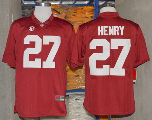 Alabama Crimson Tide #27 Derrick Henry 2014 Red Jersey
