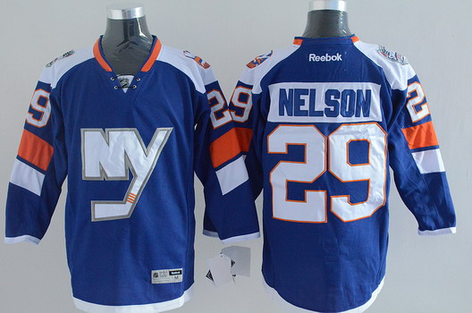 New York Islanders #29 Brock Nelson 2014 Stadium Series Blue Jersey