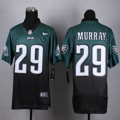 Nike Philadelphia Eagles #29 DeMarco Murray Dark Green/Black Fadeaway Elite Jersey