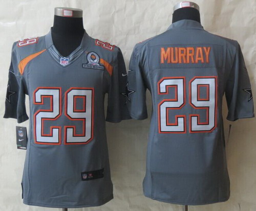 Nike Team Irvin #29 DeMarco Murray 2015 Pro Bowl Gray Elite Jersey