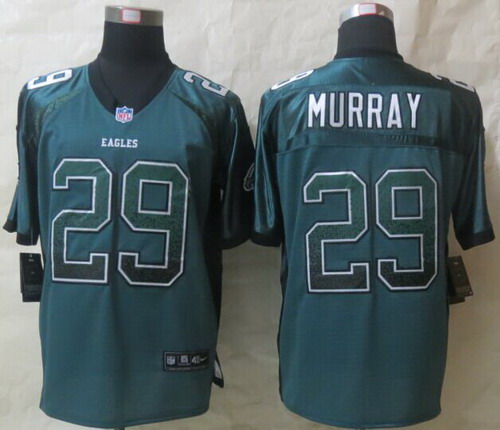 Nike Philadelphia Eagles #29 DeMarco Murray Drift Fashion Green Elite Jersey