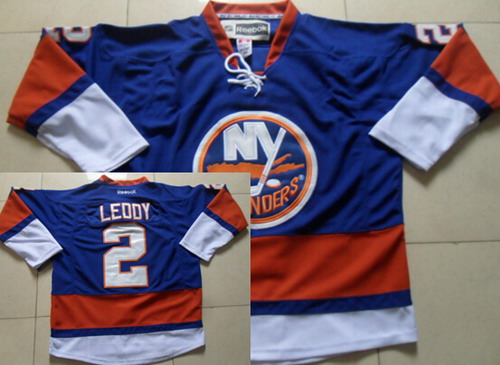 New York Islanders #2 Nick Leddy Light Blue Jersey