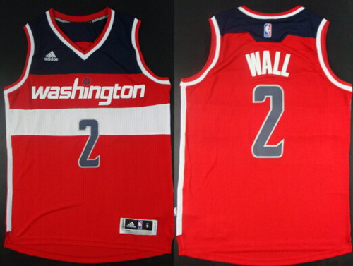Washington Wizards #2 John Wall Revolution 30 Swingman 2014 New Red Jersey