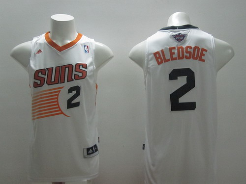 Phoenix Suns #2 Eric Bledsoe Revolution 30 Swingman White Jersey