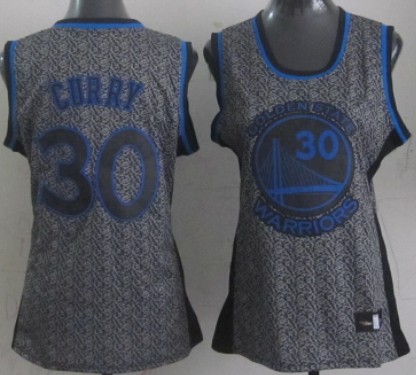 Golden State Warriors #30 Stephen Curry Static Fashion Womens Jersey