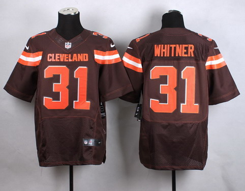 Nike Cleveland Browns #31 Donte Whitner 2015 Brown Elite Jersey