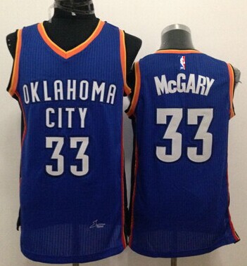 Oklahoma City Thunder #33 Mitch McGary Blue Swingman Jersey
