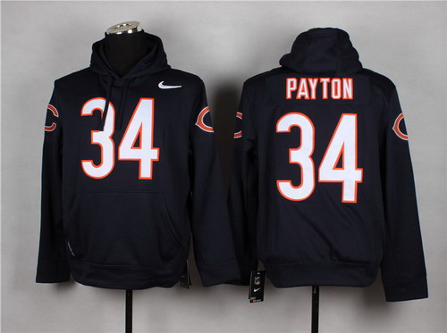Nike Chicago Bears #34 Walter Payton Blue Hoodie
