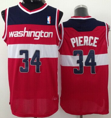 Washington Wizards #34 Paul Pierce Red Swingman Jersey 
