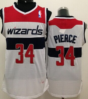 Washington Wizards #34 Paul Pierce White Swingman Jersey