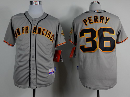 San Francisco Giants #36 Gaylord Perry Gray Cool Base Jersey