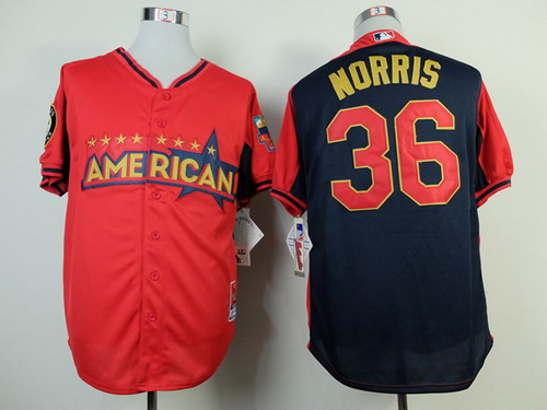 Oakland Athletics #36 Derek Norris 2014 All-Star Red Jersey