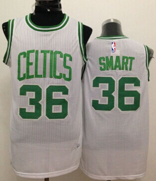 Boston Celtics #36 Marcus Smart White Swingman Jersey