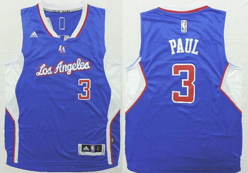 Los Angeles Clippers #3 Chris Paul 2014 New Blue Kids Jersey