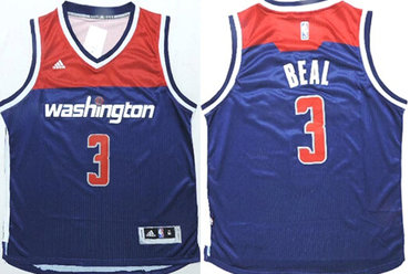 Washington Wizards #3 Bradley Beal Revolution 30 Swingman 2014 New Navy Blue Jersey