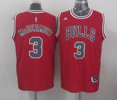 Chicago Bulls #3 Doug McDermott Revolution 30 Swingman 2014 New Red Jersey