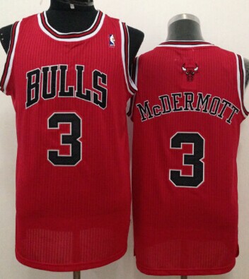 Chicago Bulls #3 Doug McDermott Red Swingman Jersey